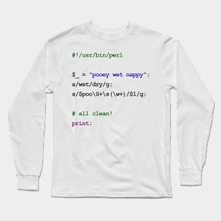 Perl New Baby Long Sleeve T-Shirt